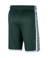 Men's Nike Green Michigan State Spartans Logo Replica Performance Basketball Shorts