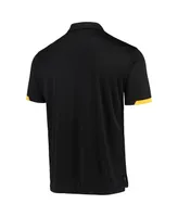 Men's Colosseum Black Iowa Hawkeyes Santry Polo Shirt