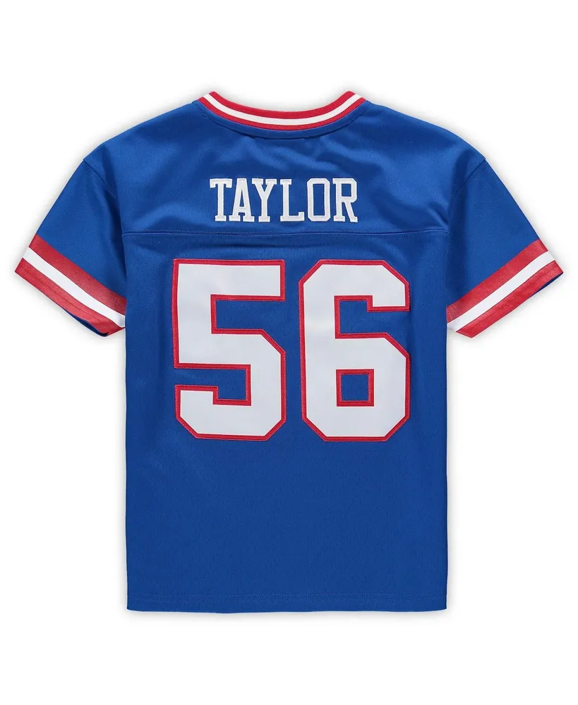 Preschool Boys and Girls Mitchell & Ness Lawrence Taylor Royal New York Giants Retired Legacy Jersey