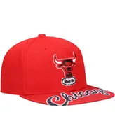 Men's Mitchell & Ness Red Chicago Bulls Hardwood Classics Swingman Pop Snapback Hat