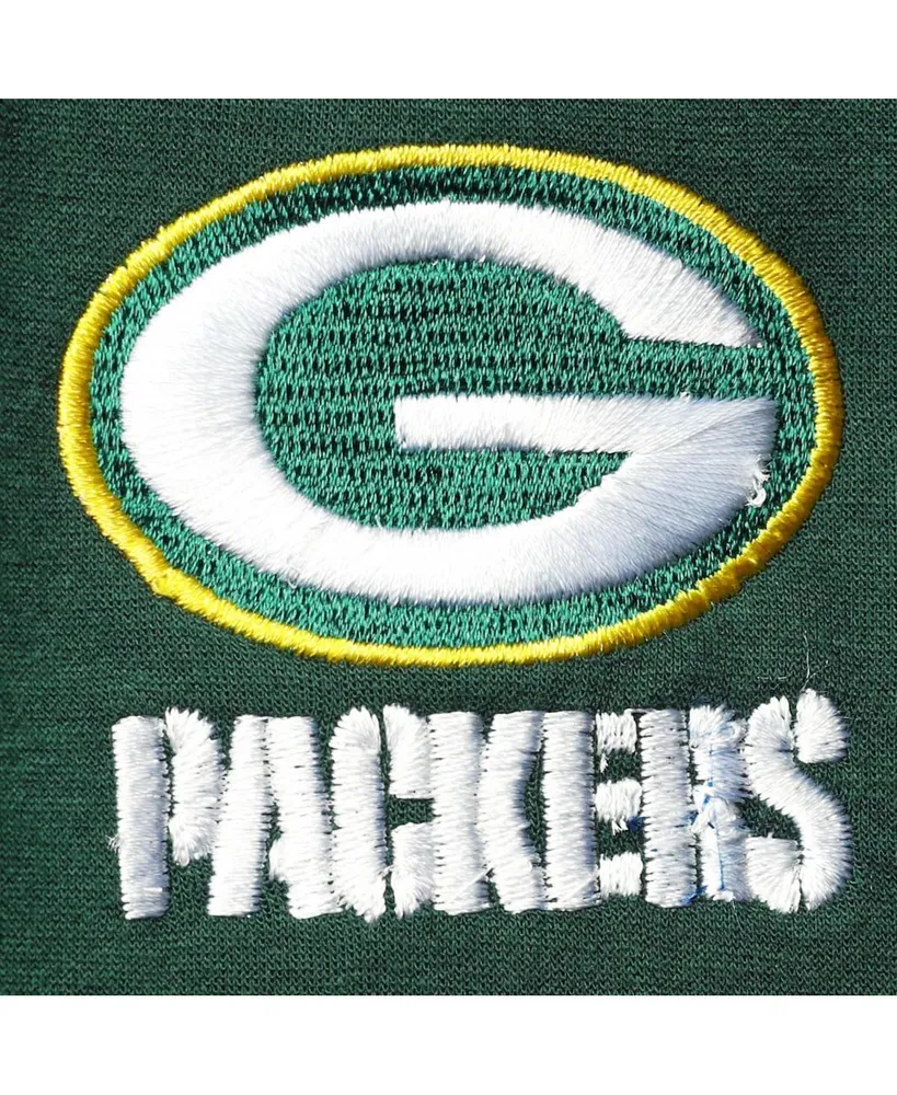 Men's Dunbrooke Green Bay Packers Shag Tri-Blend Full-Zip Raglan Hoodie