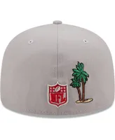 Men's New Era Gray Tampa Bay Buccaneers City Describe 59FIFTY Fitted Hat