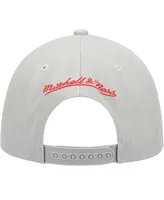 Men's Mitchell & Ness Gray Chicago Bulls Hardwood Classics Tonal Snapback Hat