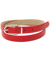 I.n.c. International Concepts 2-Pk Snake & Solid Belt, Created for Macy's