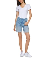 Tommy Hilfiger Women's Th Flex Cuffed Bermuda Shorts