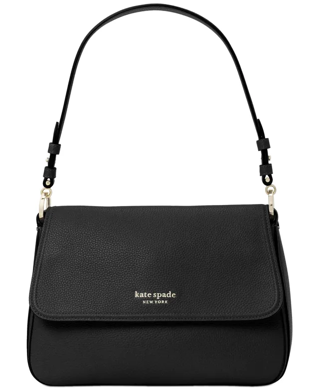 kate spade new york Knott Pebbled Leather Flap Crossbody - Macy's