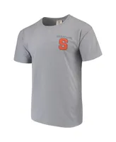 Men's Gray Syracuse Orange Comfort Colors Campus Scenery T-shirt