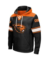 Men's Colosseum Black Oregon State Beavers 2.0 Lace-Up Hoodie