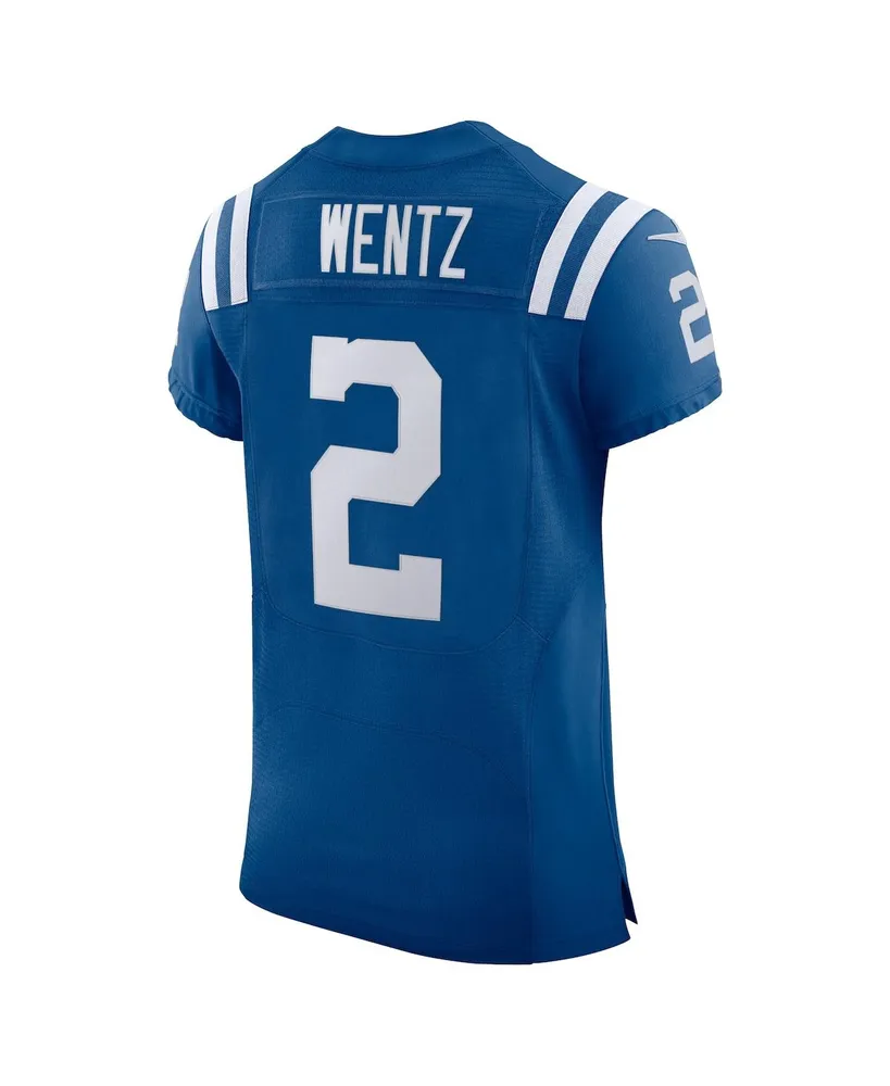 Men's Nike Carson Wentz Royal Indianapolis Colts Vapor Elite Player Jersey