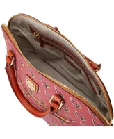 Dooney & Bourke Women's Arizona Cardinals Signature Domed Zip Satchel Purse