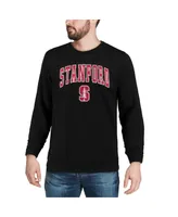 Colosseum Men's Stanford Cardinal Arch & Logo Crew Neck Sweatshirt