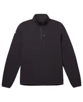 Men's Brady Black Zero Weight Half-Zip Pullover Top