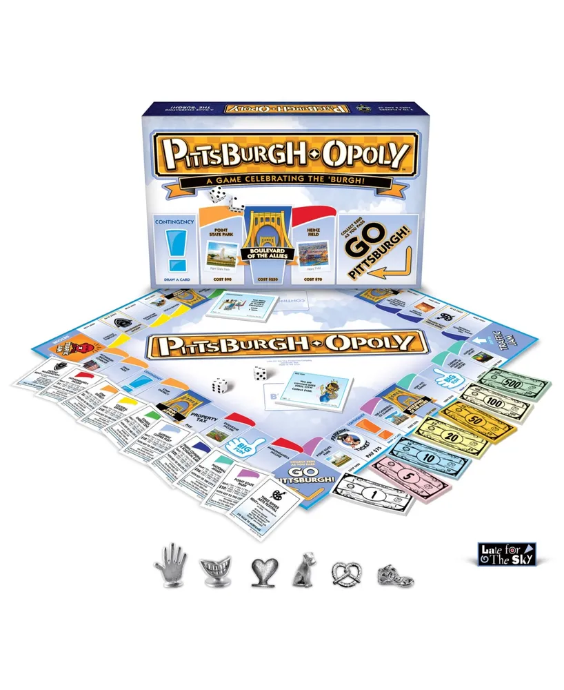 Late For The Sky Pittsburgh-Opoly Monopoly Game