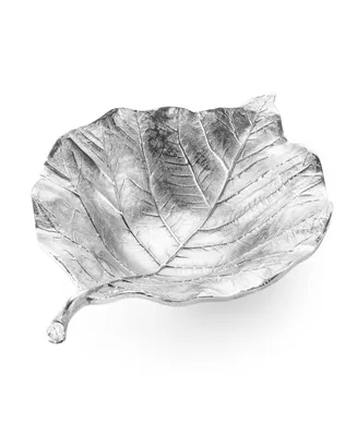 12.5" Leaf Tray - Silver