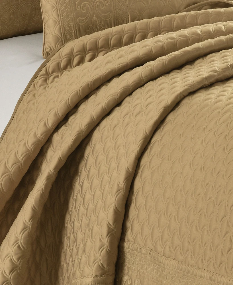 J Queen New York Lyndon Coverlet, King/California King