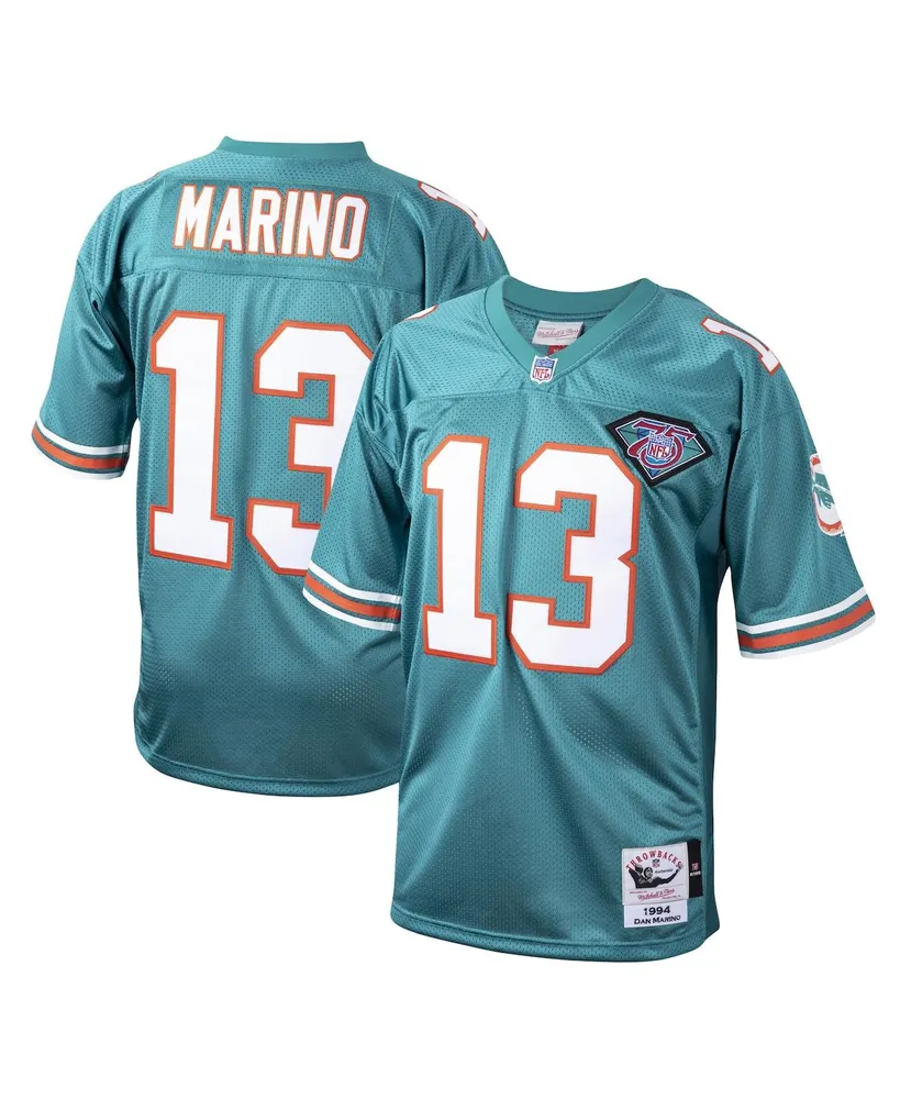 Men's Mitchell & Ness Dan Marino Aqua Miami Dolphins 1994 Authentic Throwback Retired Player Jersey