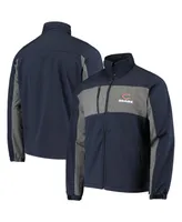 Men's Dunbrooke Navy Chicago Bears Circle Zephyr Softshell Full-Zip Jacket