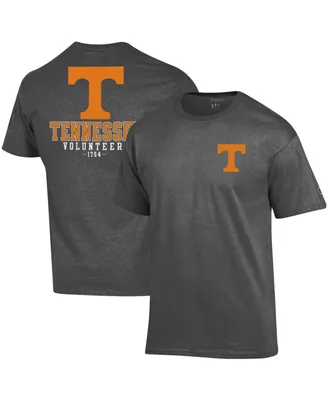 Men's Champion Heathered Gray Tennessee Volunteers Stack 2-Hit T-shirt