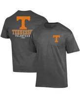 Men's Champion Heathered Gray Tennessee Volunteers Stack 2-Hit T-shirt