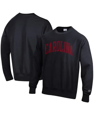 Men's Champion Black South Carolina Gamecocks Arch Reverse Weave Pullover Sweatshirt