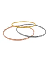 Adornia Trio Bangle Set