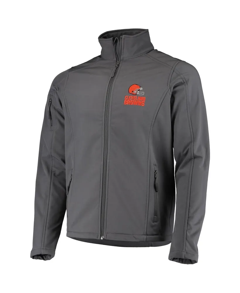 Men's Dunbrooke Charcoal Cleveland Browns Sonoma Softshell Full-Zip Jacket