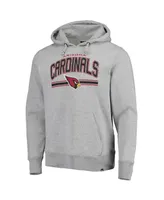 Men's '47 Brand Gray Arizona Cardinals Foundation Pullover Hoodie