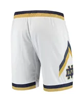 Men's Under Armour White Notre Dame Fighting Irish Replica Basketball Short