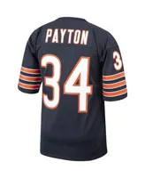 Men's Mitchell & Ness Walter Payton Navy Chicago Bears Authentic Throwback Retired Player Jersey