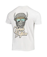 Men's White Colorado Buffaloes Mascot Bandana T-shirt