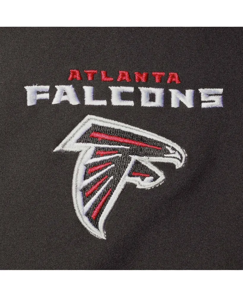 Men's Dunbrooke Black Atlanta Falcons Sonoma Softshell Full-Zip Jacket