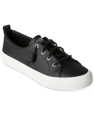 Sperry Women's Crest Vibe Leather Sneakers, Created for Macy's