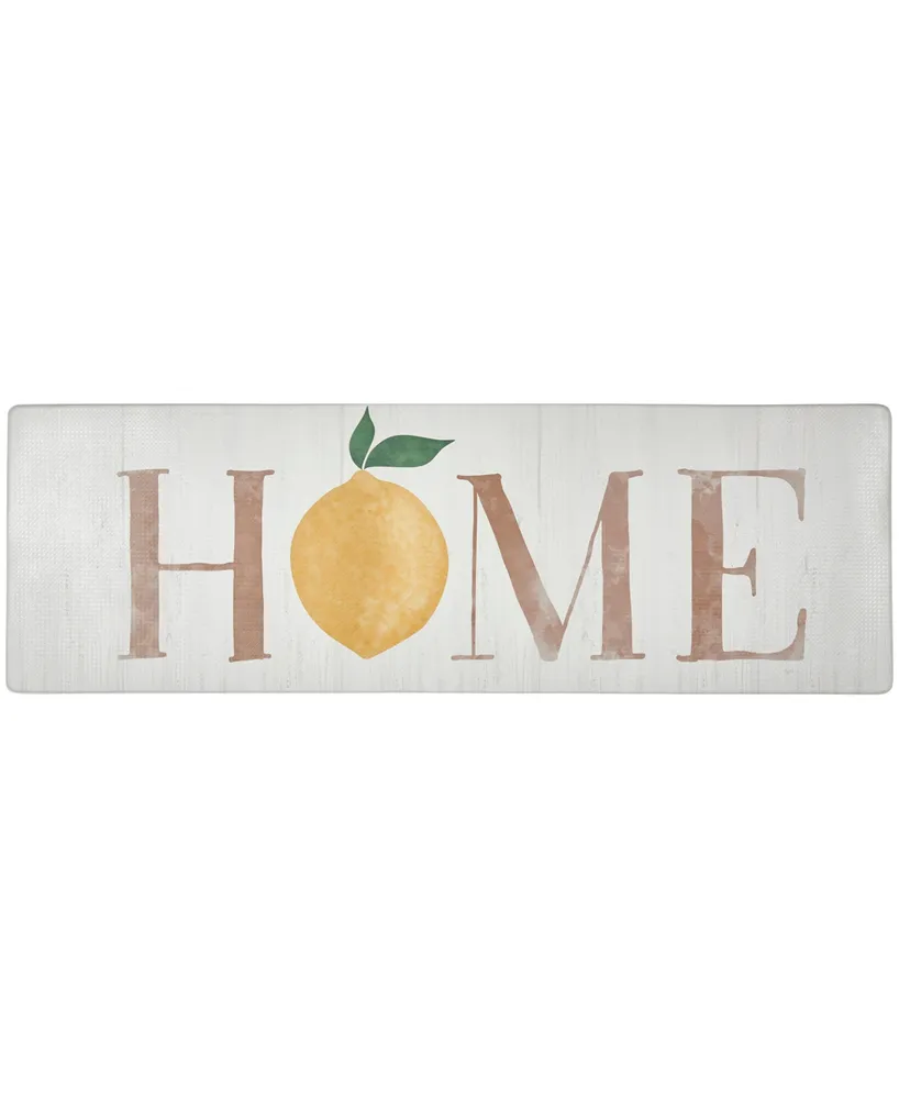 Global Rug Designs Cheerful Ways Home Lemon 1'6" x 4'7" Runner Area Rug