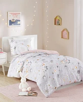 Intelligent Design Celia Starry Sky Metallic 3-Pc. Comforter Set, Twin