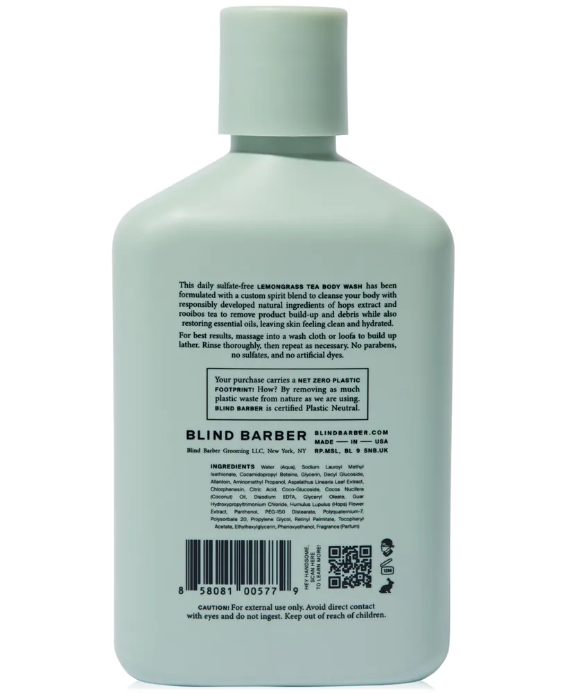 Blind Barber Lemongrass Tea Body Wash