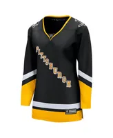 Women's Fanatics Black Pittsburgh Penguins 2021/22 Alternate Premier Breakaway Jersey