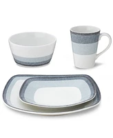 Noritake Colorscapes Layers 4 Piece Square Place Setting