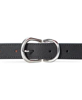 Lauren Ralph Reversible Crosshatch Leather Belt