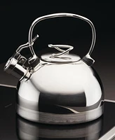 Circulon Stainless Steel 2-Qt. Whistling Teakettle with Flip-Up Spout