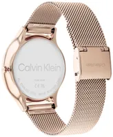 Calvin Klein Carnation Gold-Tone Mesh Bracelet Watch 38mm