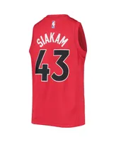 Big Boys Nike Pascal Siakam Red Toronto Raptors 2020/21 Swingman Jersey - Icon Edition