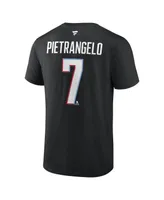 Men's Fanatics Alex Pietrangelo Black Vegas Golden Knights 2022 Nhl All-Star Game Name and Number T-shirt