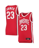 Big Boys Nike LeBron James Scarlet Ohio State Buckeyes Replica Basketball Jersey