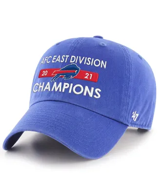 Men's '47 Royal Buffalo Bills 2021 Afc East Division Champions Clean Up Adjustable Hat