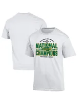 Men's Champion White Ndsu Bison 2021 Fcs Football National Champions Locker Room T-shirt