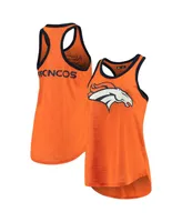 Women's Orange Denver Broncos Tater Tank Top