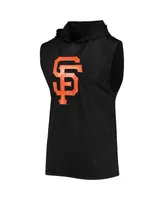 Men's Black San Francisco Giants Sleeveless Pullover Hoodie