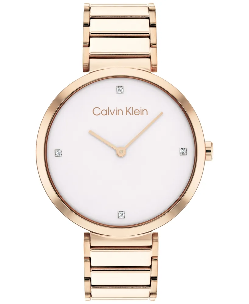 Calvin Klein Rose Gold-Tone Bracelet Watch 36mm