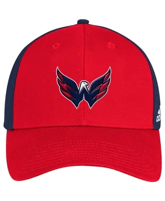 Men's adidas Red, Navy Washington Capitals Team Adjustable Hat