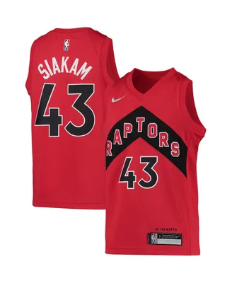 Big Boys Nike Pascal Siakam Red Toronto Raptors 2021/22 Diamond Swingman Jersey - Icon Edition